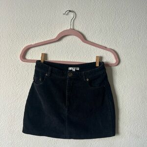 Corduroy Mini Skirt